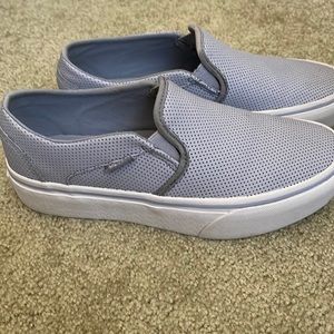 Vans all leather shoe womens 6.5